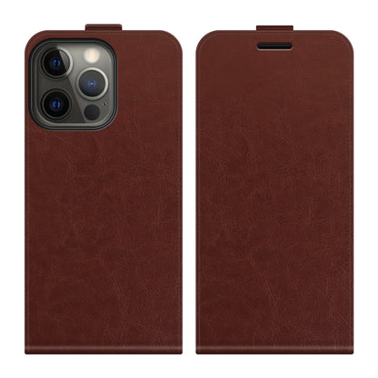 Crazy Horse Texture Vertical Flip Leather Phone Cover with Card Slot for iPhone 13 Pro 6.1 inch