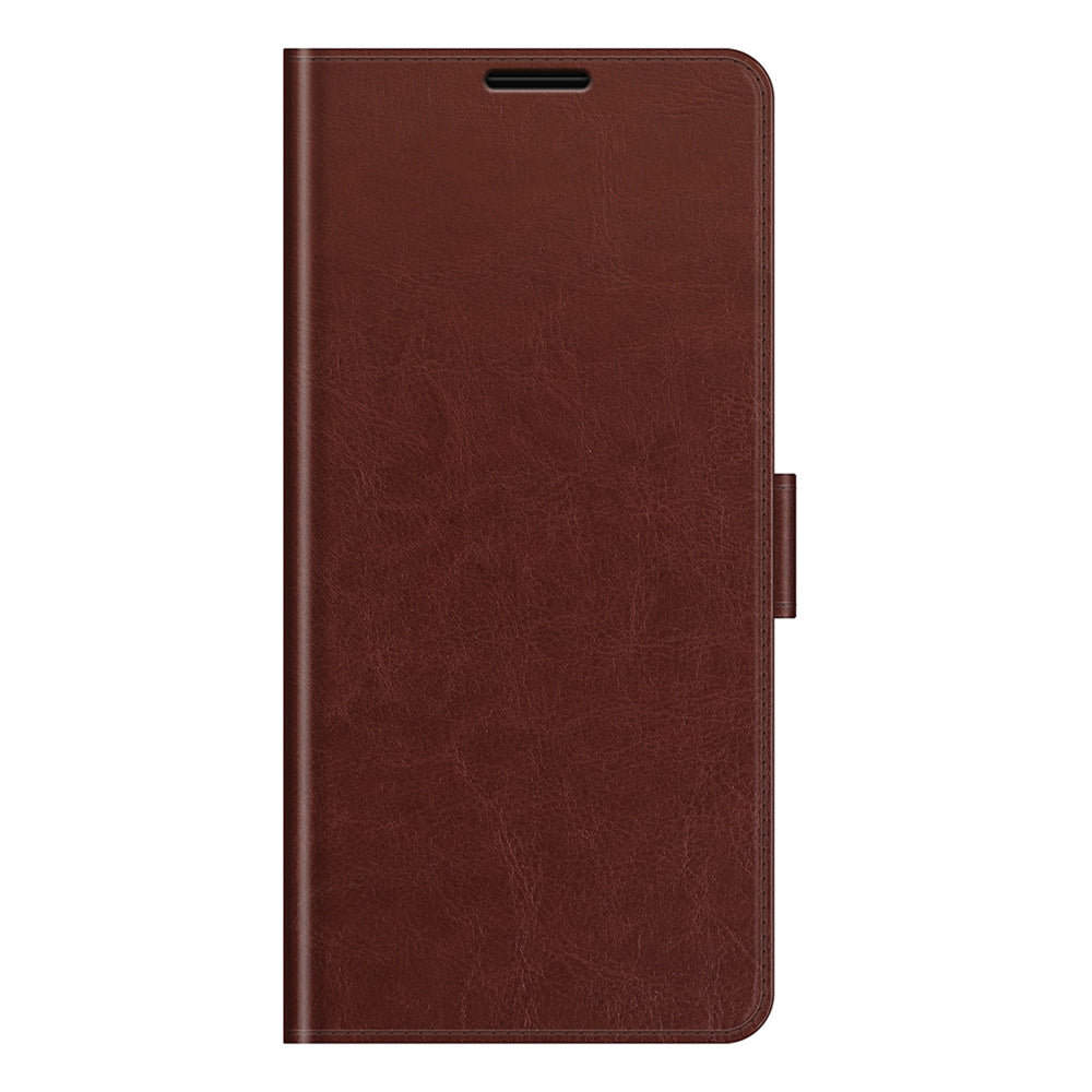 Folio Flip Crazy Horse Texture PU Leather Wallet Cover Stand Case Shell for iPhone 13 Pro 6.1 inch