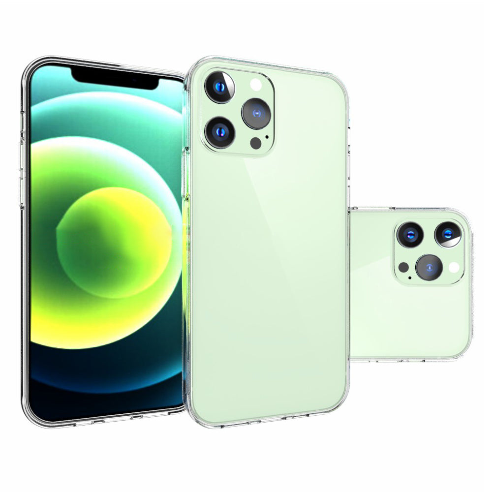 10Pcs/Pack High Transparency Watermark-Free Inner TPU Case for iPhone 13 Pro 6.1 inch (Three Cameras Version)