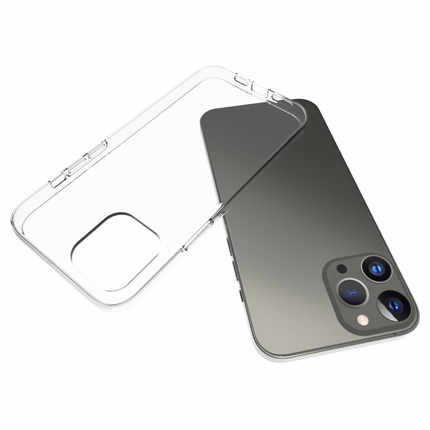 10Pcs/Pack Non-slip Watermark-Free Inner Crystal Clear TPU Case for iPhone 13 Pro Max 6.7 inch
