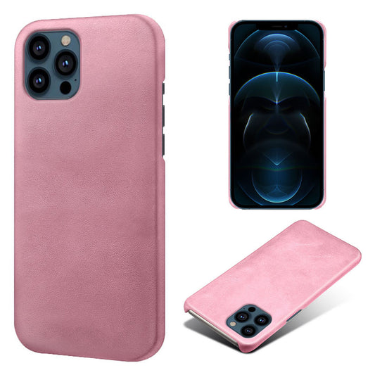 KSQ PU Leather Coated PC Phone Case for iPhone 13 Pro Max 6.7-inch