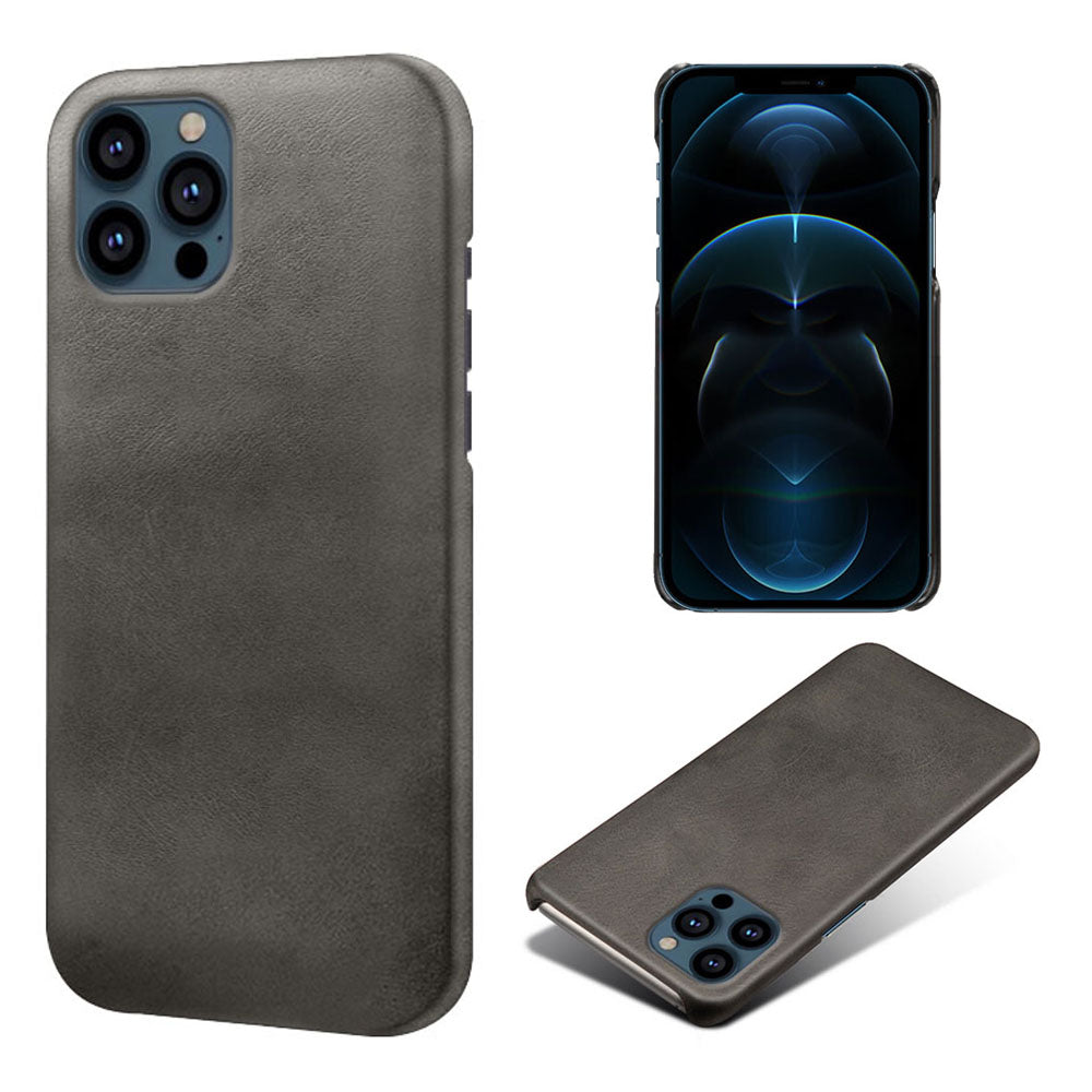 KSQ PU Leather Coated PC Phone Case for iPhone 13 Pro Max 6.7-inch