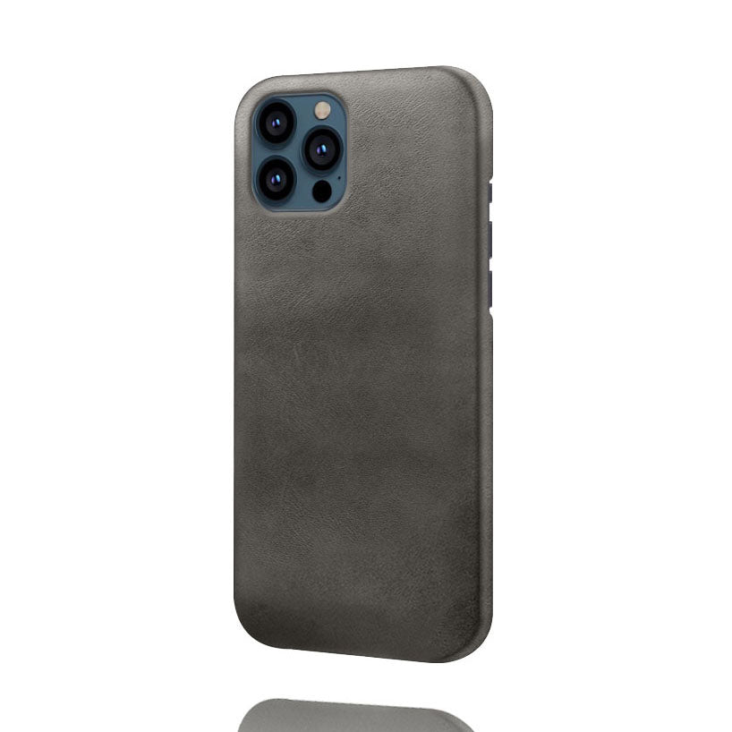 KSQ PU Leather Coated PC Phone Case for iPhone 13 Pro Max 6.7-inch