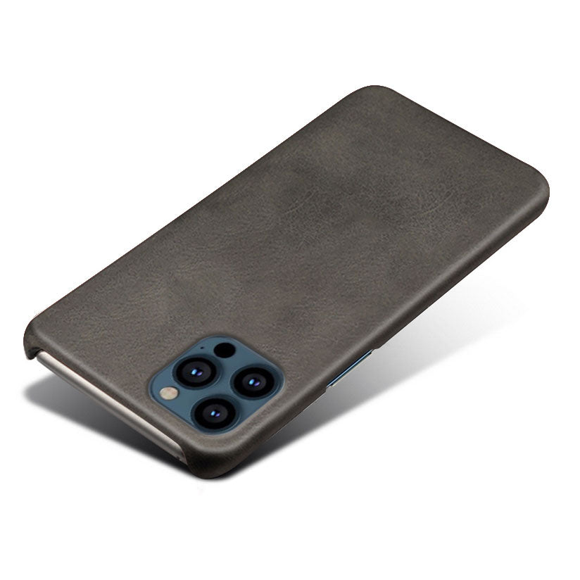 KSQ PU Leather Coated PC Phone Case for iPhone 13 Pro Max 6.7-inch