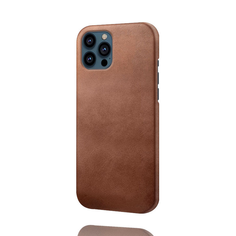 KSQ PU Leather Coated PC Phone Case for iPhone 13 Pro Max 6.7-inch
