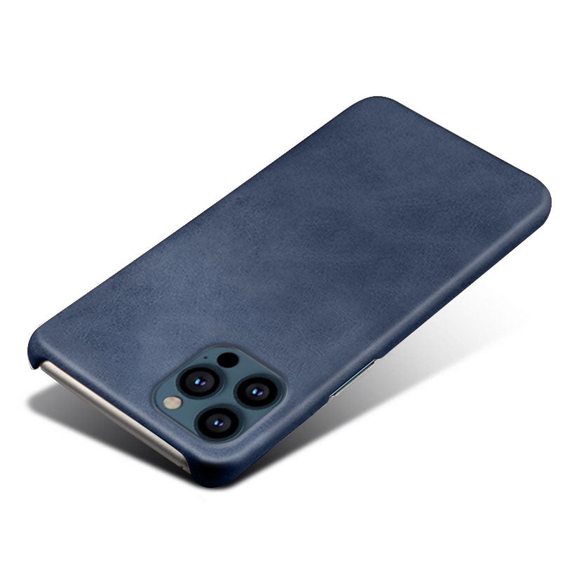 KSQ PU Leather Coated PC Phone Case for iPhone 13 Pro Max 6.7-inch