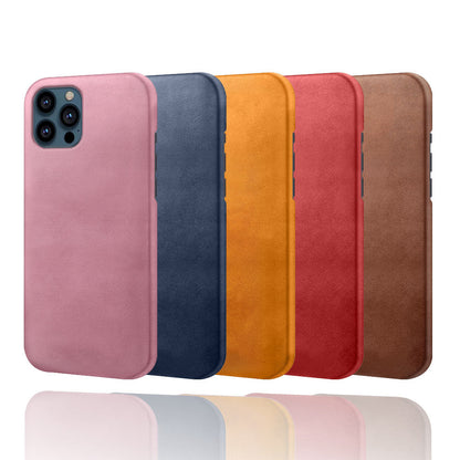 KSQ PU Leather Coated PC Phone Case for iPhone 13 Pro Max 6.7-inch