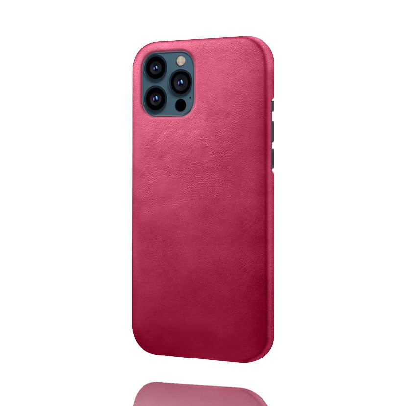 KSQ PU Leather Coated PC Phone Case for iPhone 13 Pro Max 6.7-inch