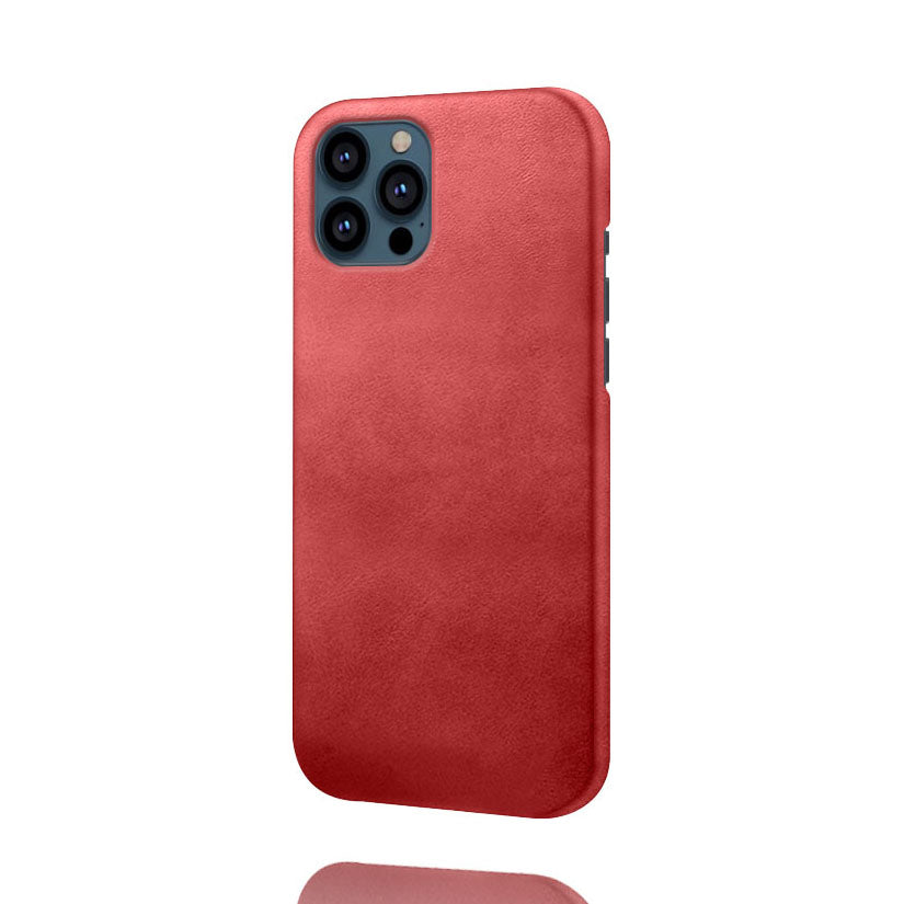 KSQ PU Leather Coated PC Phone Case for iPhone 13 Pro Max 6.7-inch