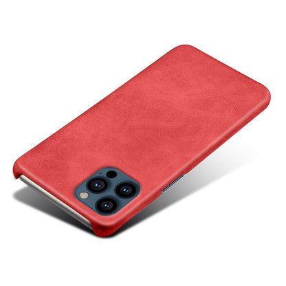 KSQ PU Leather Coated PC Phone Case for iPhone 13 Pro Max 6.7-inch