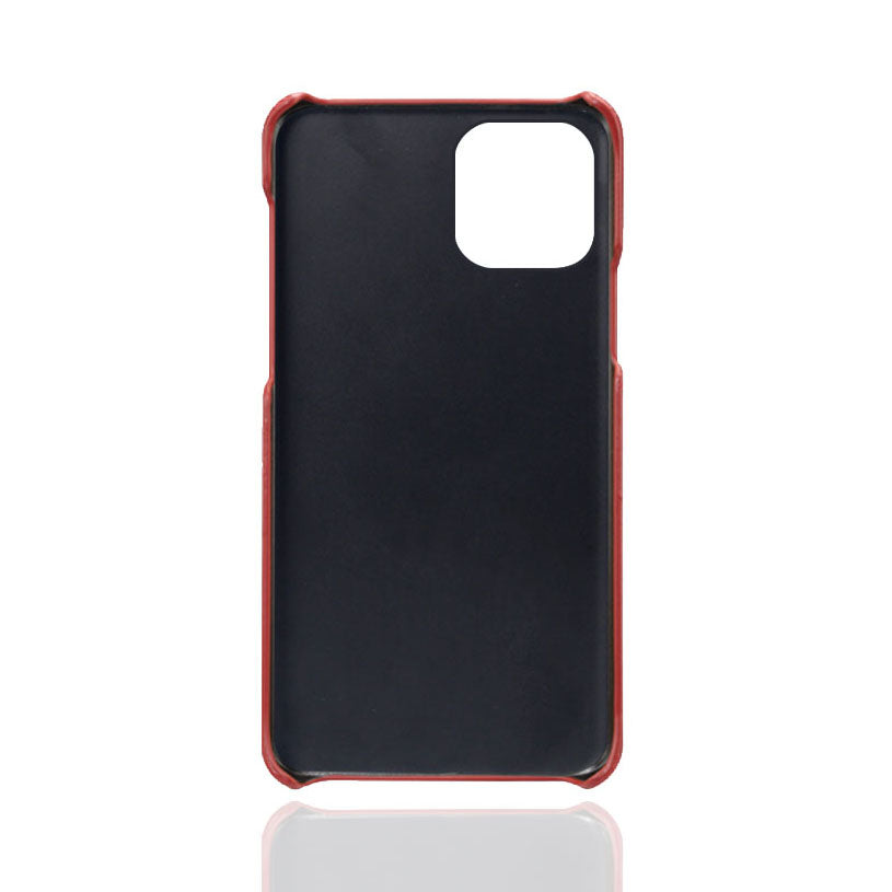 KSQ PU Leather Coated PC Phone Case for iPhone 13 Pro Max 6.7-inch