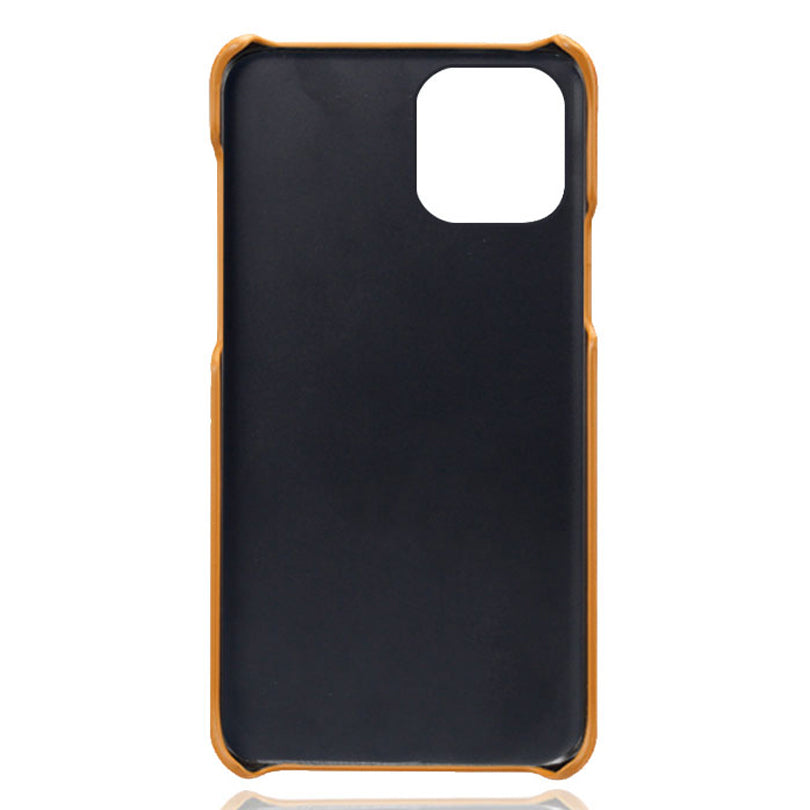 KSQ PU Leather Coated PC Phone Case for iPhone 13 Pro 6.1-inch