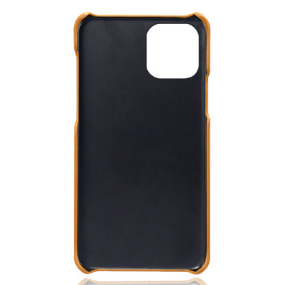 KSQ PU Leather Coated PC Phone Case for iPhone 13 Pro 6.1-inch