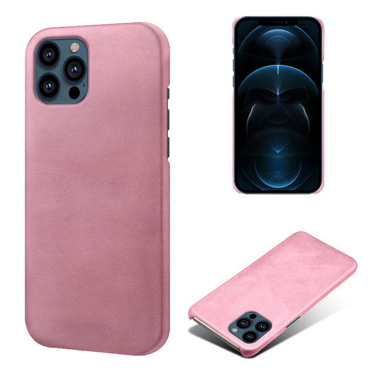 KSQ PU Leather Coated PC Phone Case for iPhone 13 Pro 6.1-inch