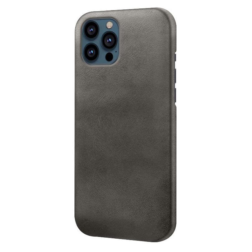 KSQ PU Leather Coated PC Phone Case for iPhone 13 Pro 6.1-inch