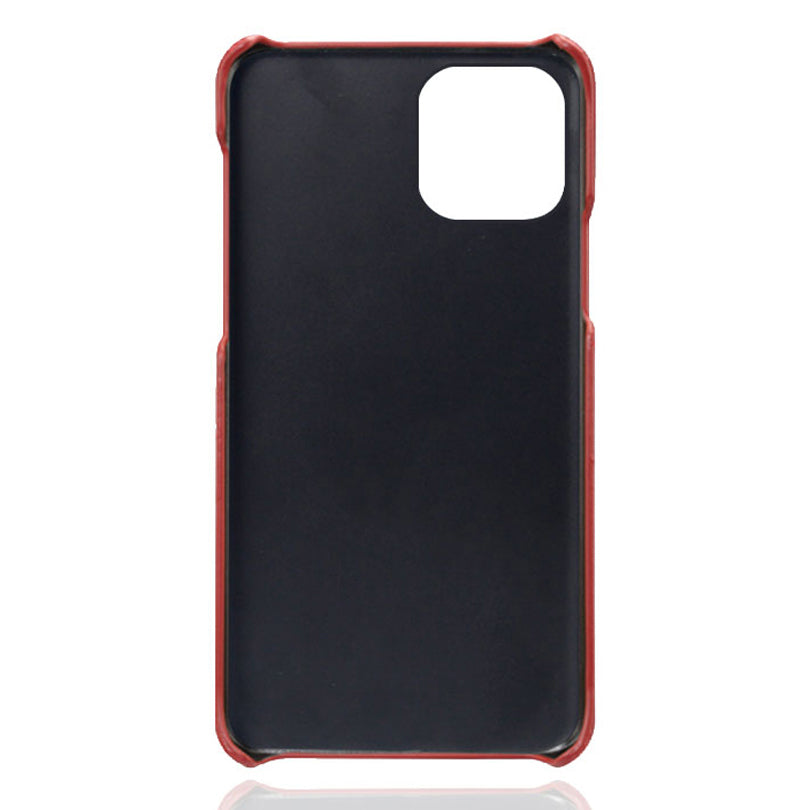 KSQ PU Leather Coated PC Phone Case for iPhone 13 Pro 6.1-inch