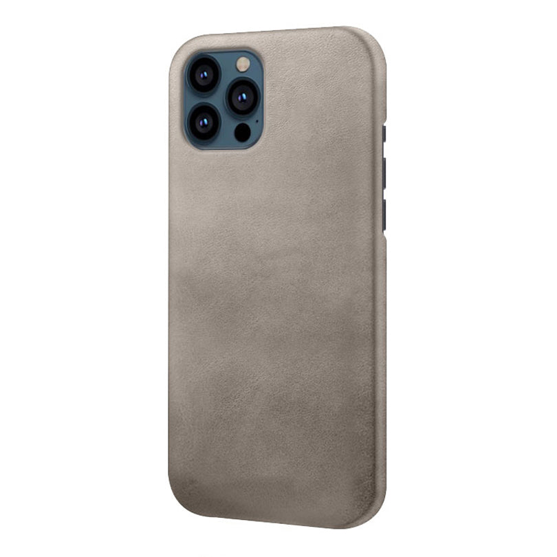 KSQ PU Leather Coated PC Phone Case for iPhone 13 Pro 6.1-inch