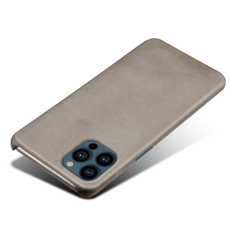 KSQ PU Leather Coated PC Phone Case for iPhone 13 Pro 6.1-inch