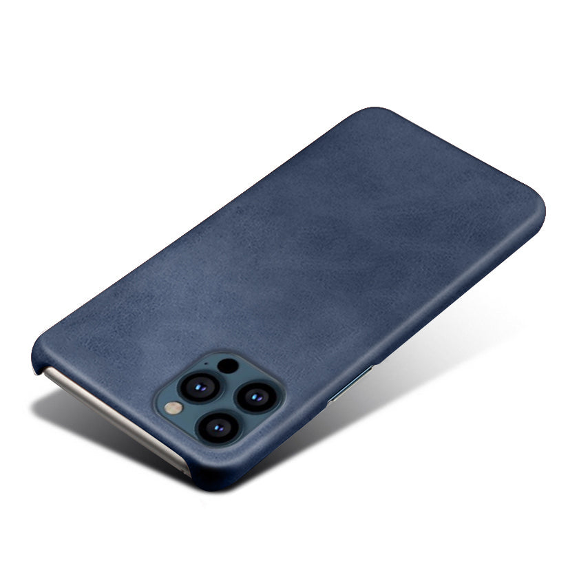 KSQ PU Leather Coated PC Phone Case for iPhone 13 Pro 6.1-inch