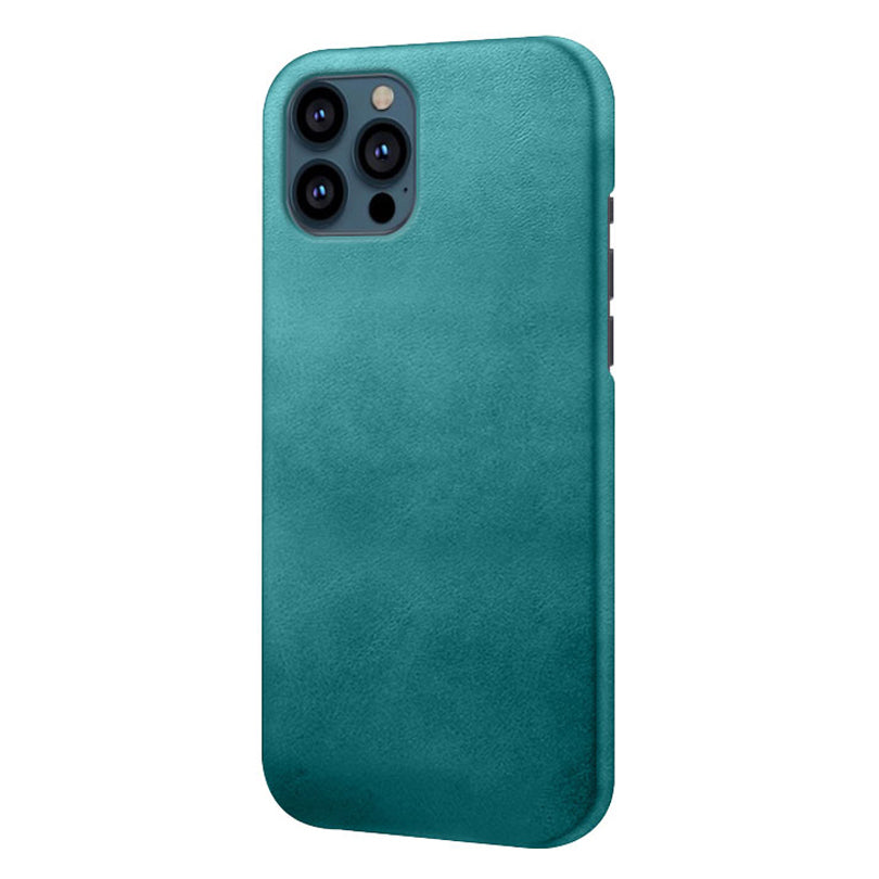 KSQ PU Leather Coated PC Phone Case for iPhone 13 Pro 6.1-inch