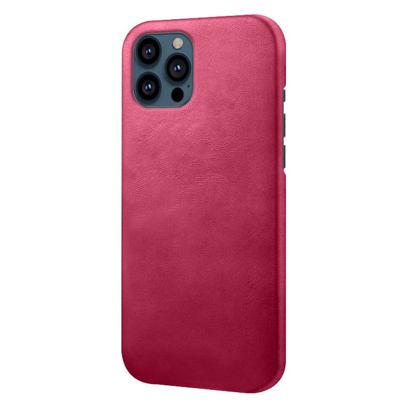 KSQ PU Leather Coated PC Phone Case for iPhone 13 Pro 6.1-inch