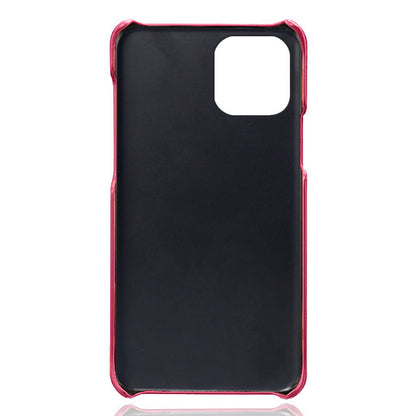 KSQ PU Leather Coated PC Phone Case for iPhone 13 Pro 6.1-inch