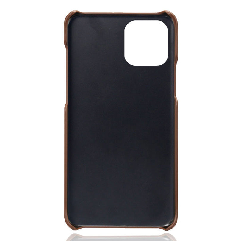 KSQ PU Leather Coated PC Phone Case for iPhone 13 Pro 6.1-inch