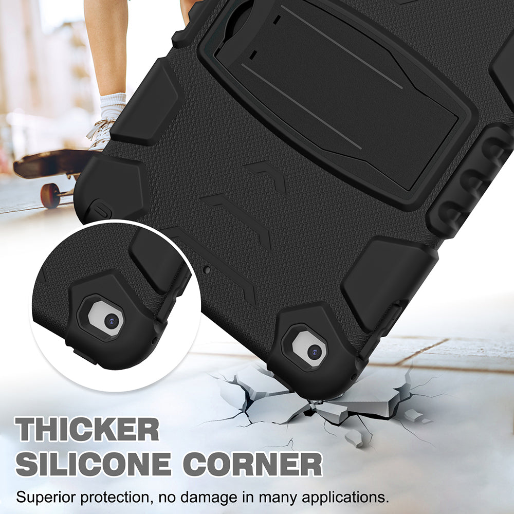 King Kong Series Heavy Duty Shock-Resistant Rugged Hybrid Case Cover with Built-in Kickstand for iPad mini 4 / iPad mini 5 (2019) 7.9 inch