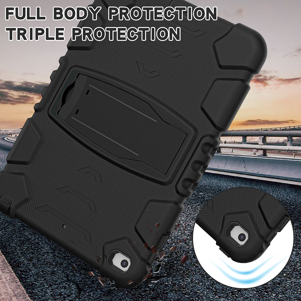 King Kong Series Heavy Duty Shock-Resistant Rugged Hybrid Case Cover with Built-in Kickstand for iPad mini 4 / iPad mini 5 (2019) 7.9 inch
