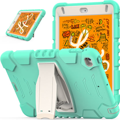 King Kong Series Heavy Duty Shock-Resistant Rugged Hybrid Case Cover with Built-in Kickstand for iPad mini 4 / iPad mini 5 (2019) 7.9 inch