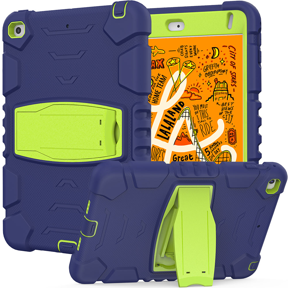 King Kong Series Heavy Duty Shock-Resistant Rugged Hybrid Case Cover with Built-in Kickstand for iPad mini 4 / iPad mini 5 (2019) 7.9 inch