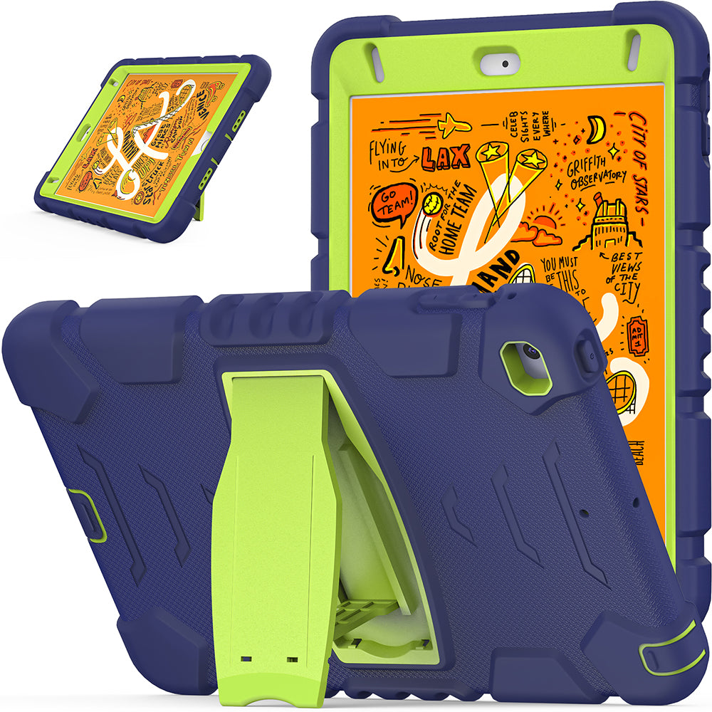 King Kong Series Heavy Duty Shock-Resistant Rugged Hybrid Case Cover with Built-in Kickstand for iPad mini 4 / iPad mini 5 (2019) 7.9 inch
