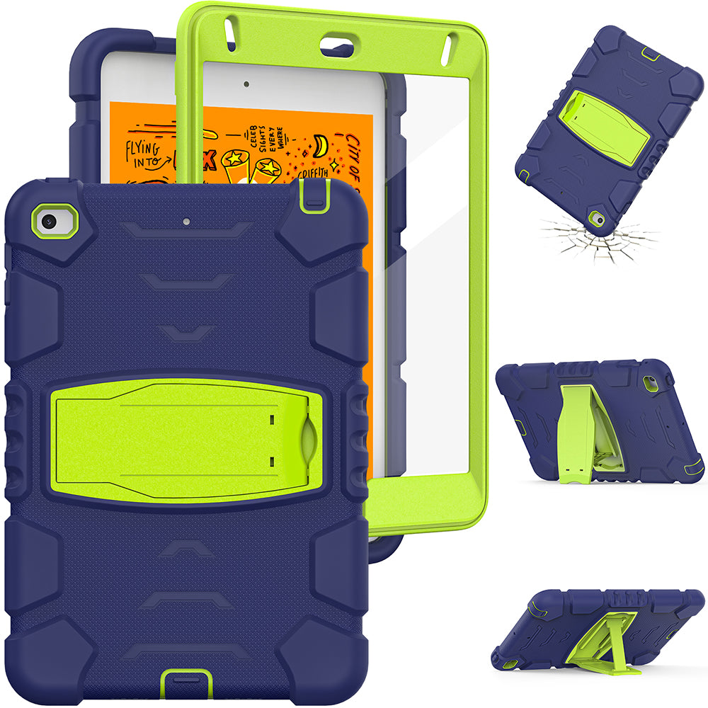 King Kong Series Heavy Duty Shock-Resistant Rugged Hybrid Case Cover with Built-in Kickstand for iPad mini 4 / iPad mini 5 (2019) 7.9 inch