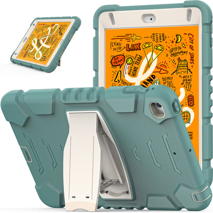 King Kong Series Heavy Duty Shock-Resistant Rugged Hybrid Case Cover with Built-in Kickstand for iPad mini 4 / iPad mini 5 (2019) 7.9 inch