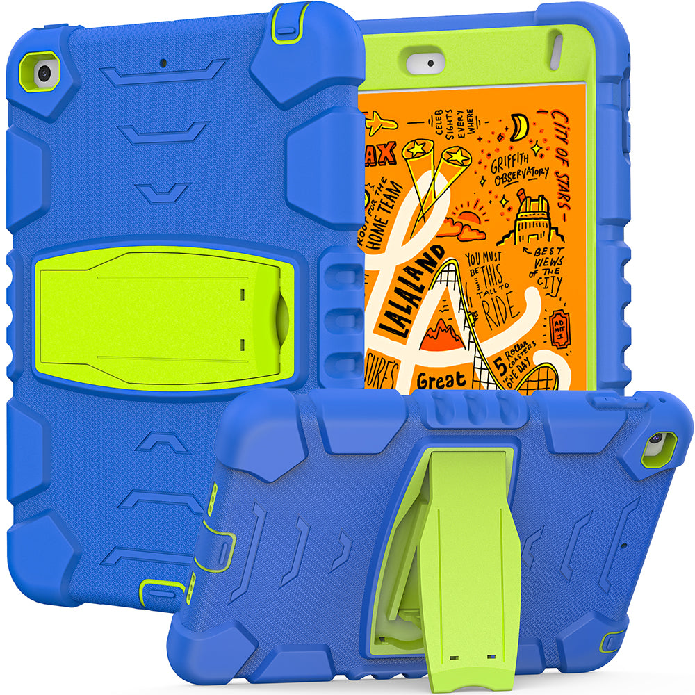 King Kong Series Heavy Duty Shock-Resistant Rugged Hybrid Case Cover with Built-in Kickstand for iPad mini 4 / iPad mini 5 (2019) 7.9 inch