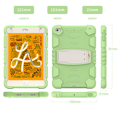 King Kong Series Heavy Duty Shock-Resistant Rugged Hybrid Case Cover with Built-in Kickstand for iPad mini 4 / iPad mini 5 (2019) 7.9 inch