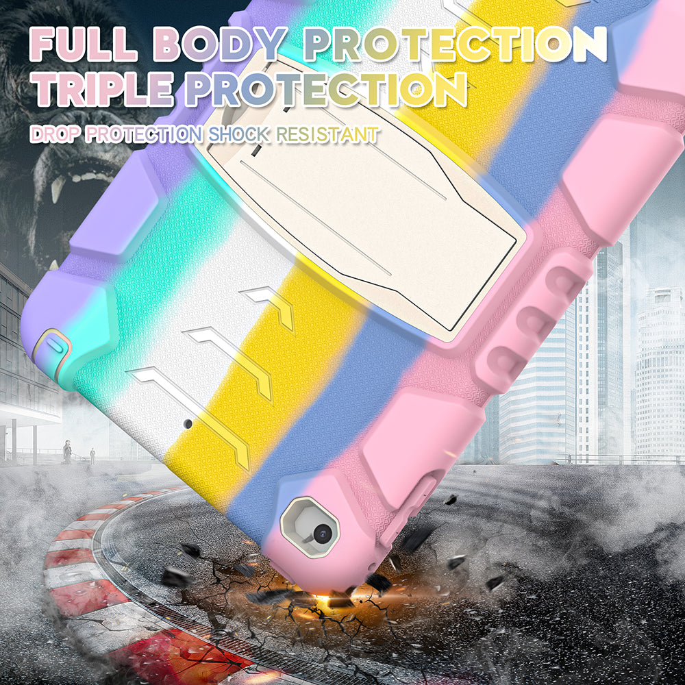 King Kong Series Heavy Duty Shock-Resistant Rugged Hybrid Case Cover with Built-in Kickstand for iPad mini 4 / iPad mini 5 (2019) 7.9 inch