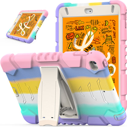 King Kong Series Heavy Duty Shock-Resistant Rugged Hybrid Case Cover with Built-in Kickstand for iPad mini 4 / iPad mini 5 (2019) 7.9 inch