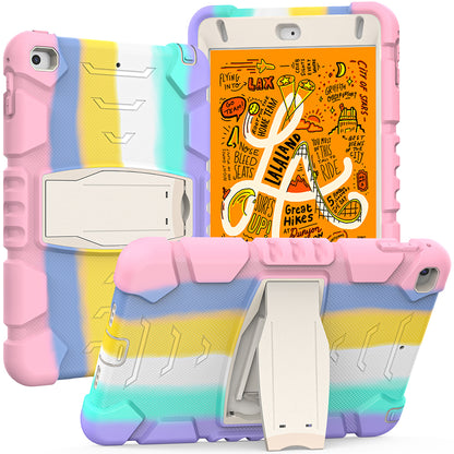 King Kong Series Heavy Duty Shock-Resistant Rugged Hybrid Case Cover with Built-in Kickstand for iPad mini 4 / iPad mini 5 (2019) 7.9 inch