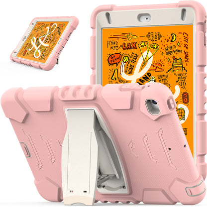 King Kong Series Heavy Duty Shock-Resistant Rugged Hybrid Case Cover with Built-in Kickstand for iPad mini 4 / iPad mini 5 (2019) 7.9 inch