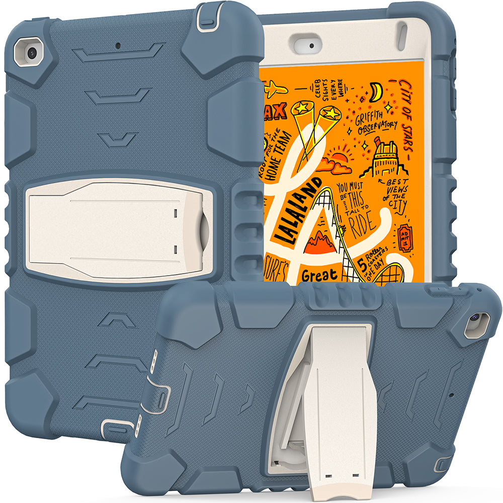 King Kong Series Heavy Duty Shock-Resistant Rugged Hybrid Case Cover with Built-in Kickstand for iPad mini 4 / iPad mini 5 (2019) 7.9 inch