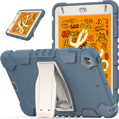 King Kong Series Heavy Duty Shock-Resistant Rugged Hybrid Case Cover with Built-in Kickstand for iPad mini 4 / iPad mini 5 (2019) 7.9 inch