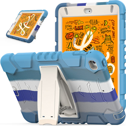 King Kong Series Heavy Duty Shock-Resistant Rugged Hybrid Case Cover with Built-in Kickstand for iPad mini 4 / iPad mini 5 (2019) 7.9 inch