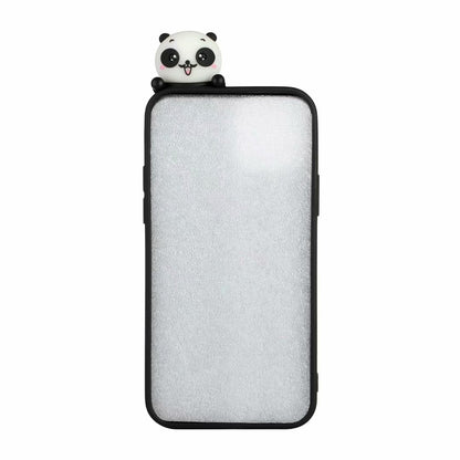 Cute 3D Doll Pattern Printing TPU Back Case for iPhone 13 Pro 6.1 inch Mobile Phone Casing