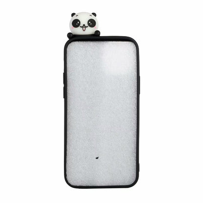 Cute 3D Doll Pattern Printing TPU Back Case for iPhone 13 Pro 6.1 inch Mobile Phone Casing
