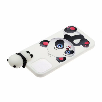 Cute 3D Doll Pattern Printing TPU Back Case for iPhone 13 Pro 6.1 inch Mobile Phone Casing