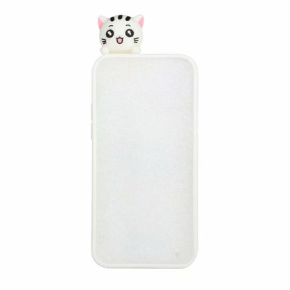 Cute 3D Doll Pattern Printing TPU Back Case for iPhone 13 Pro 6.1 inch Mobile Phone Casing