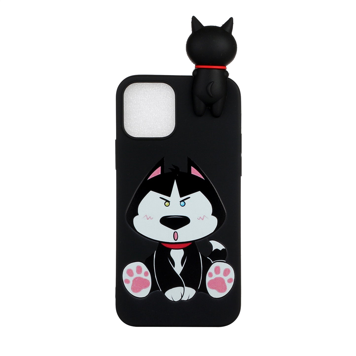 Cute 3D Doll Pattern Printing TPU Back Case for iPhone 13 Pro 6.1 inch Mobile Phone Casing