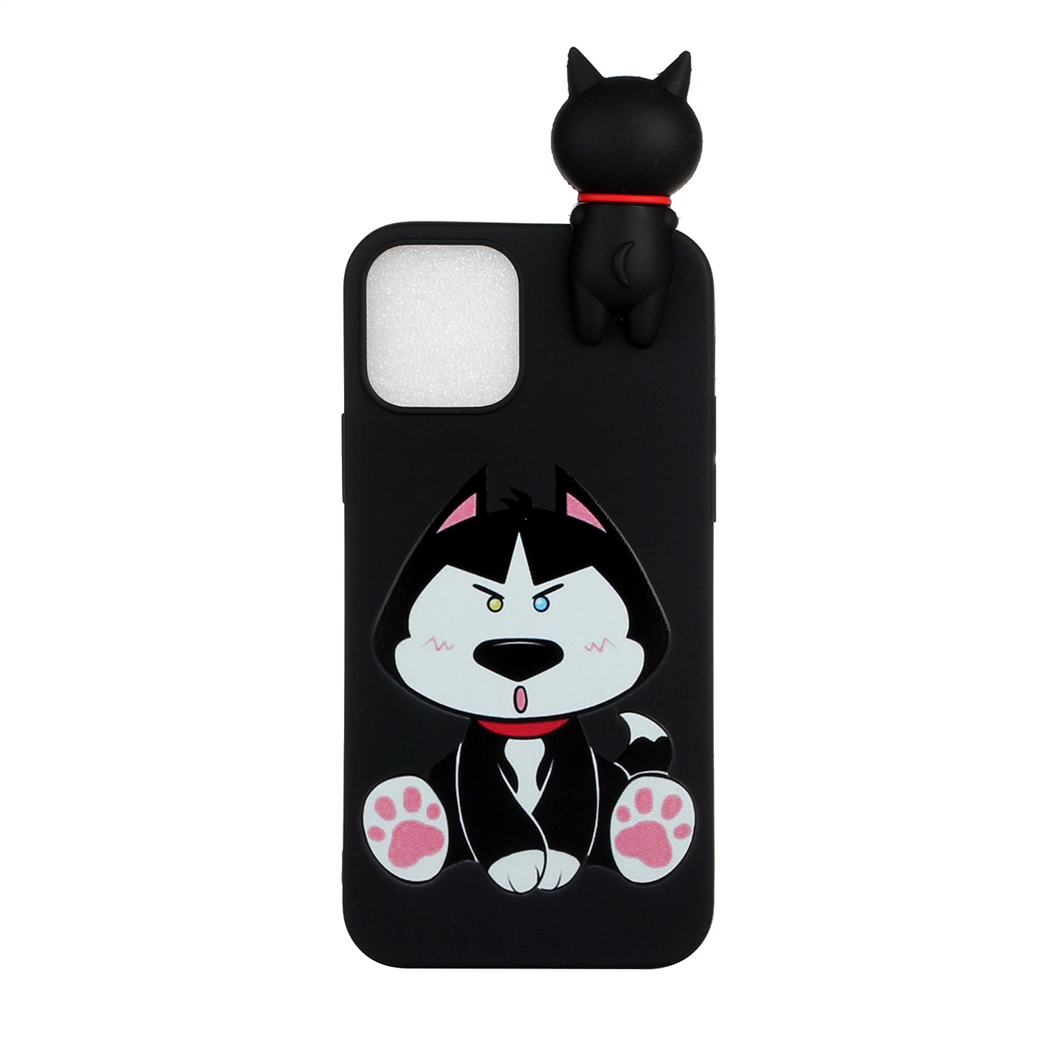 Cute 3D Doll Pattern Printing TPU Back Case for iPhone 13 Pro 6.1 inch Mobile Phone Casing