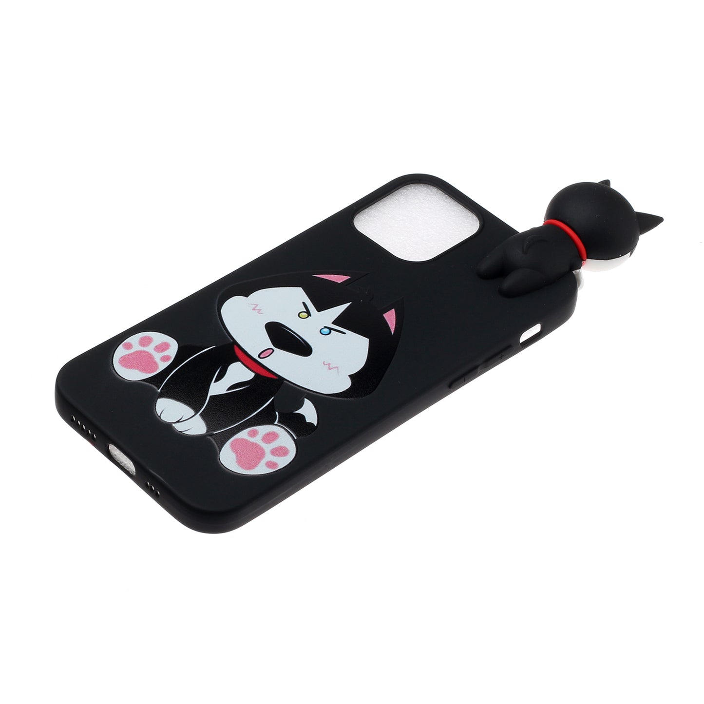 Cute 3D Doll Pattern Printing TPU Back Case for iPhone 13 Pro 6.1 inch Mobile Phone Casing
